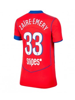 Paris Saint-Germain Warren Zaire-Emery #33 Replika Tredje Kläder Dam 2025-26 Kortärmad